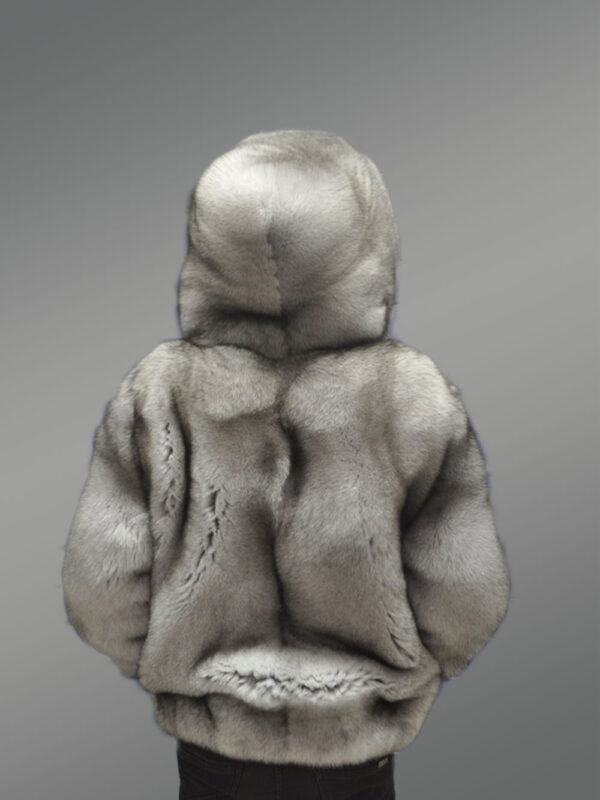 Mens Full Skin Fox Fur Jacket for Trendsetting Looks - Image 6