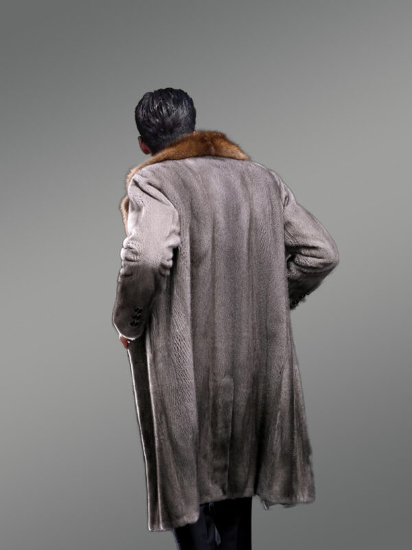 Mink Long Coat for Men - Image 6