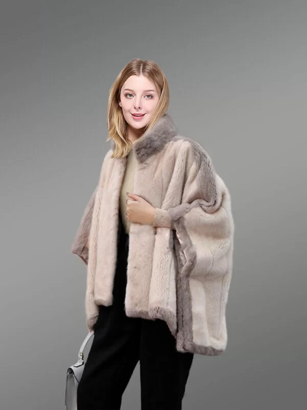 Appealing Mink Fur Capes for Elegant Ladies - Image 4