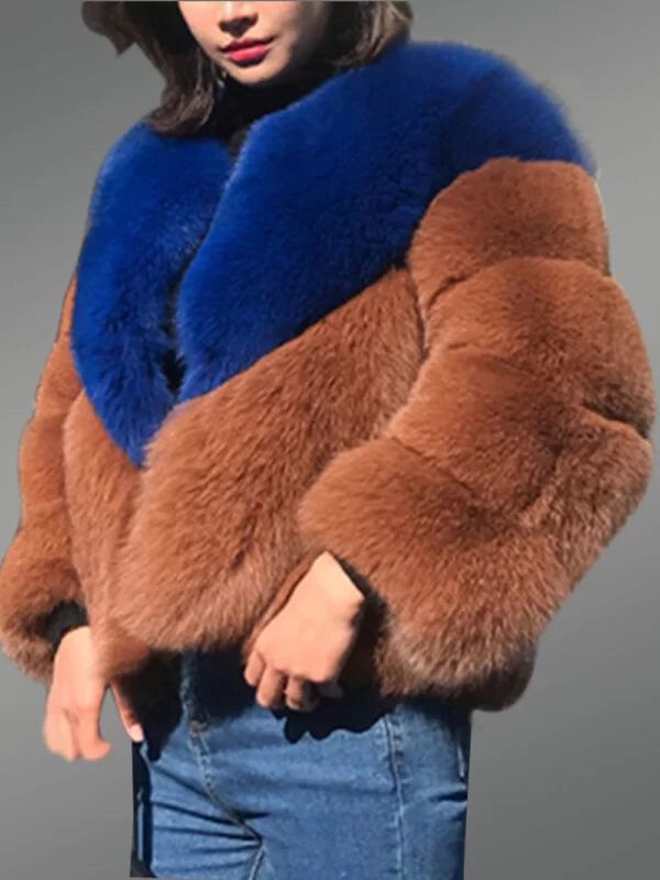 Baggy Fox Fur Coat for Women - Image 8