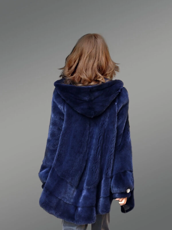 Cape Mink Fur Jacket for Women - Image 4