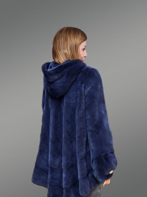 Cape Mink Fur Jacket for Women - Image 3