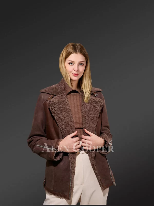 Genuine Shearling Jackets for Women to Redefine Grace - Image 2