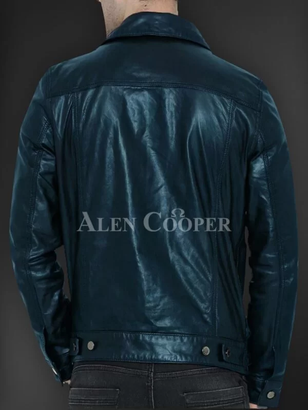 Soft Yet Sturdy Reasonable Leather Jacket for Men - Image 10