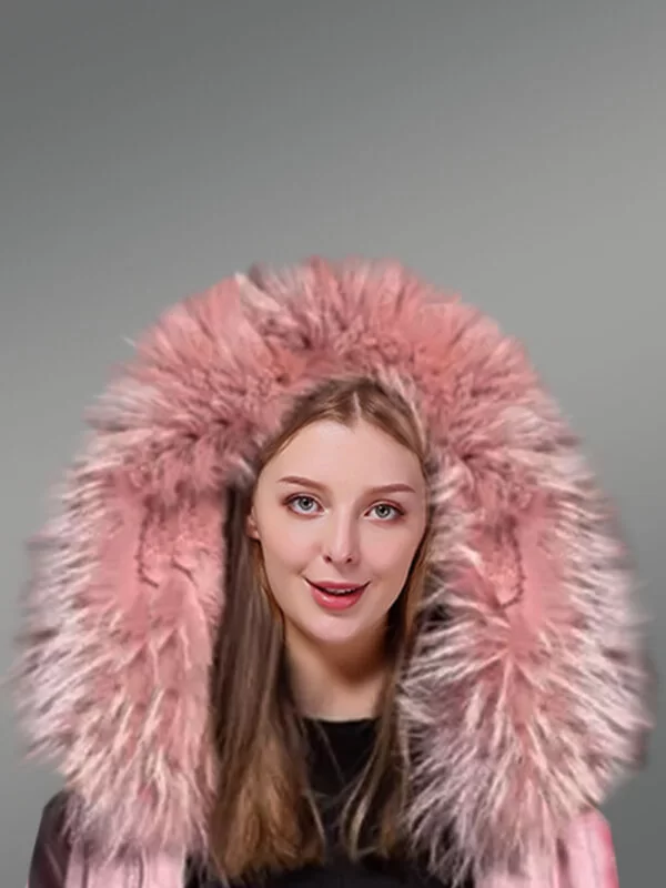 Parka Coat for Women with a Detachable Fur Liner and Hood - Image 5