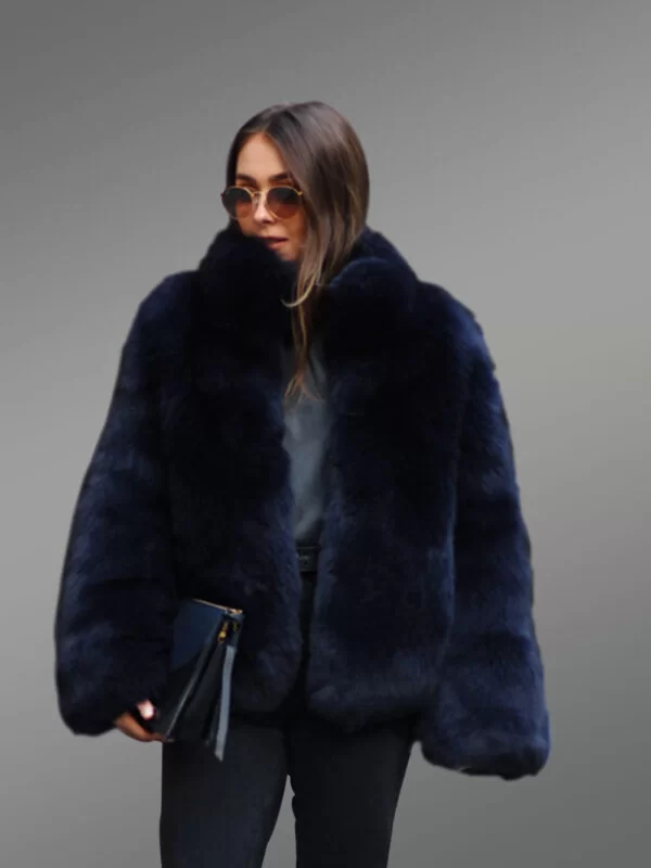 Women’s Real Warm Real Fox Fur Straight Winter Coat - Image 5