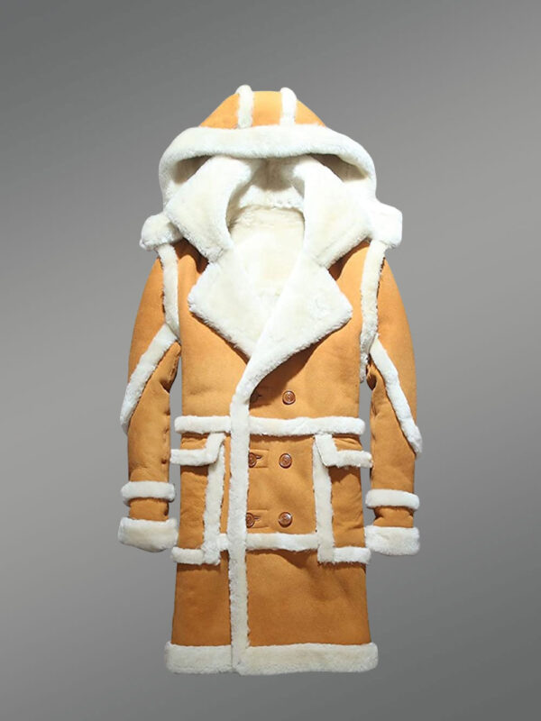 Long Shearling Coat Men - Image 2