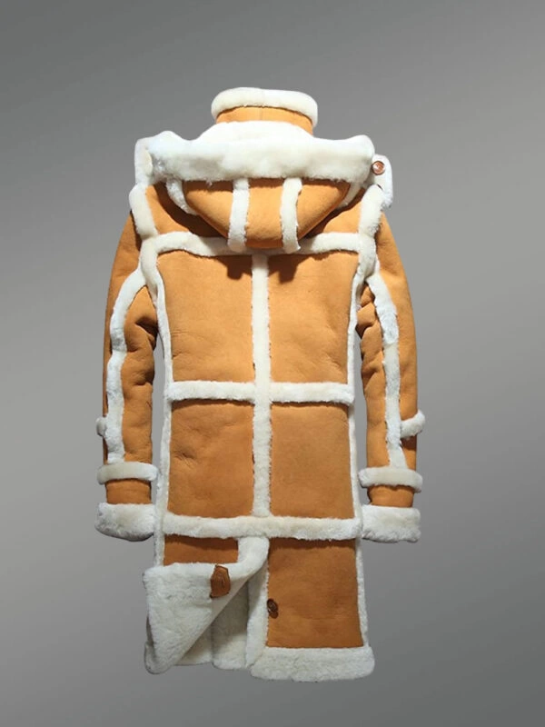 Long Shearling Coat Men - Image 4