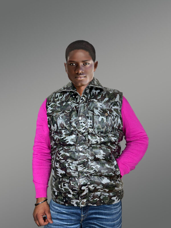 All Season Leather Vest for Men - Image 4