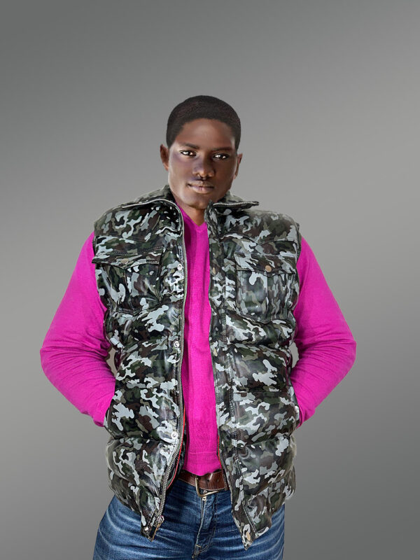 All Season Leather Vest for Men - Image 2