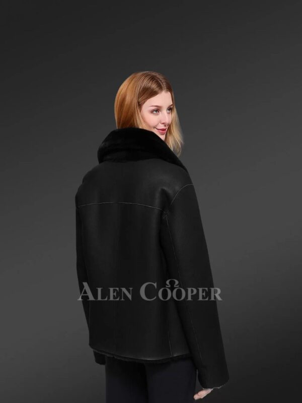 Real Sheepskin Jacket Women - Image 2