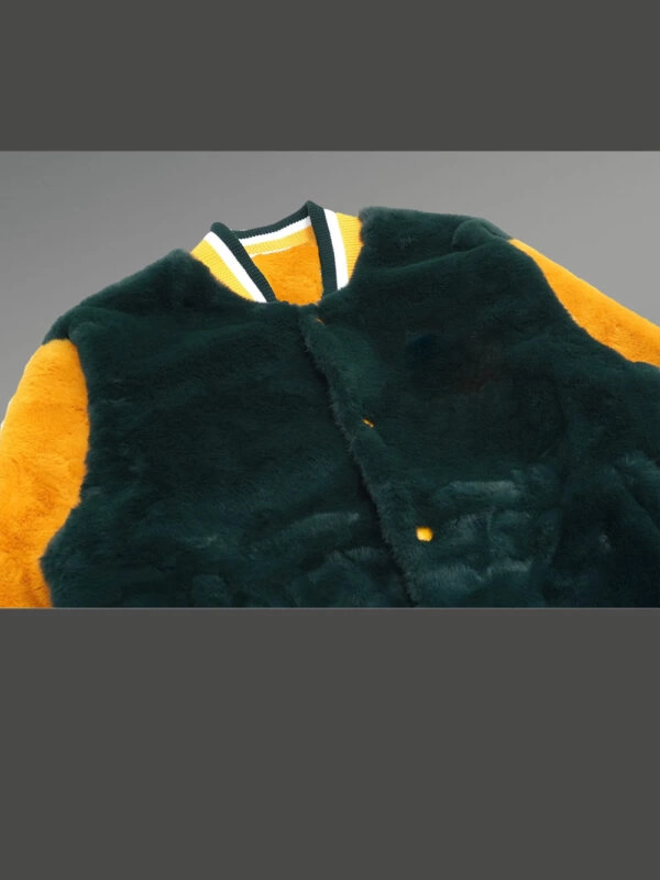 Vintage Mouton Fur Jacket for Men - Image 4