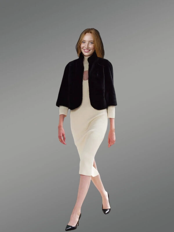 Women’s Shearling Crop Jacket