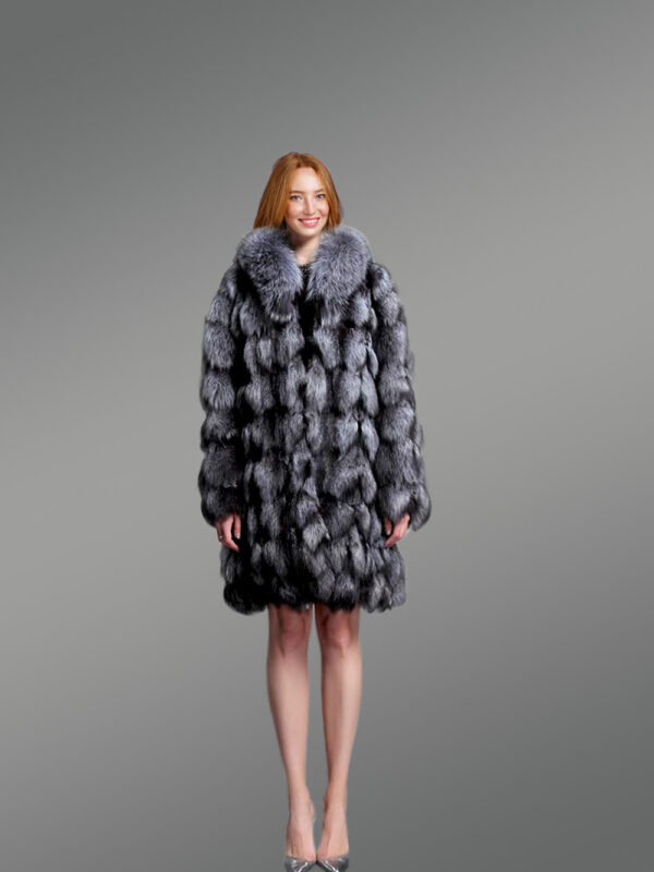 Turtleneck Fox Fur Coat to Look Majestic at All Times - Image 5