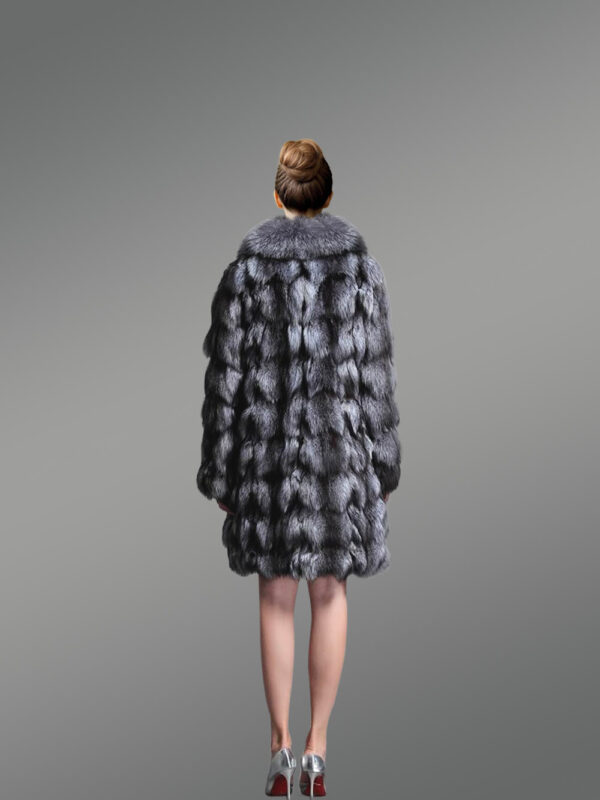 Turtleneck Fox Fur Coat to Look Majestic at All Times - Image 6