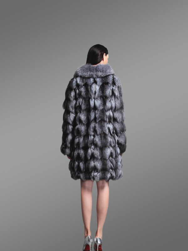 Turtleneck Fox Fur Coat to Look Majestic at All Times - Image 4
