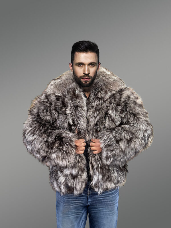 Silver Fox Bomber Jacket to Look Cool and Stay Warm - Image 2