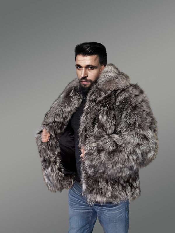 Silver Fox Bomber Jacket to Look Cool and Stay Warm - Image 4