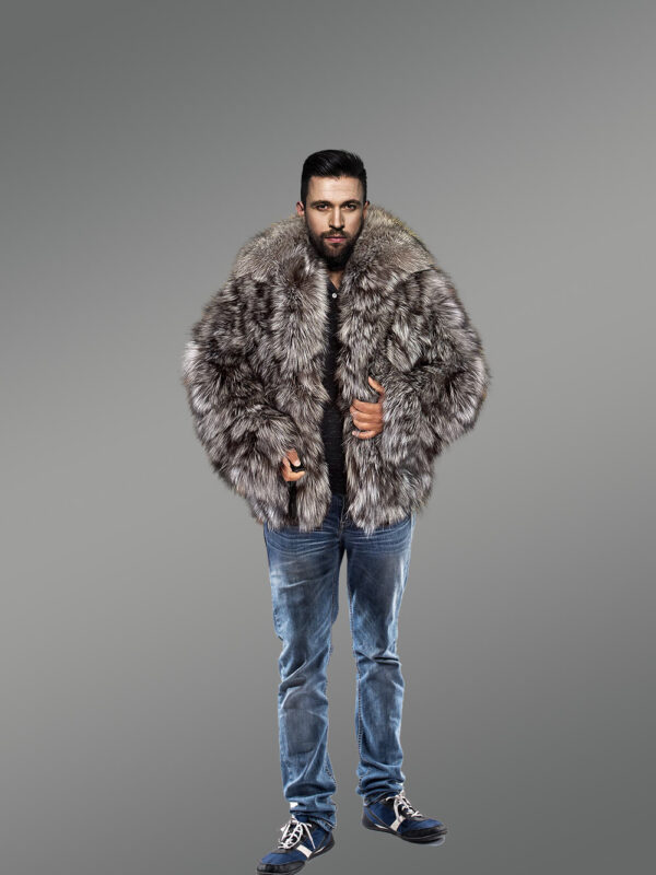 Silver Fox Bomber Jacket to Look Cool and Stay Warm - Image 3