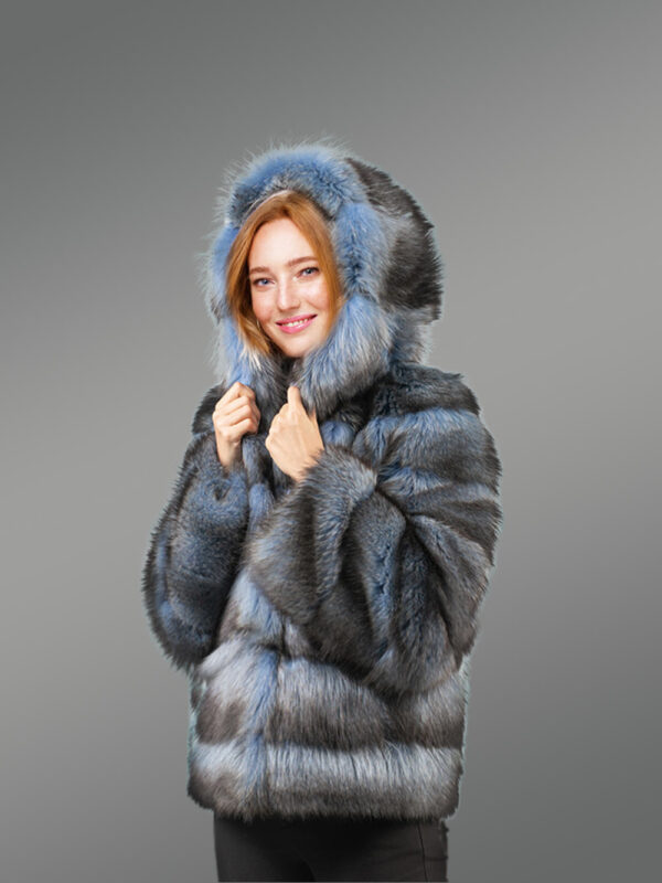 Fox fur Coat in Parallel Layer Style - Image 2