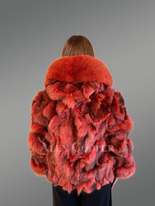 Womens Dressy Crop Style Fox Jacket - Image 7