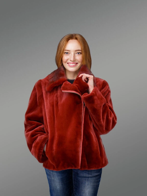Mink Fur Biker Jacket for a Gorgeous Look