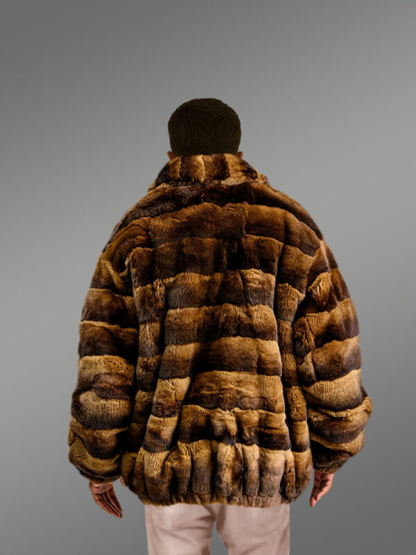 Mens Rex Rabbit Bomber Jacket