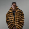 Mens Rex Rabbit Bomber Jacket