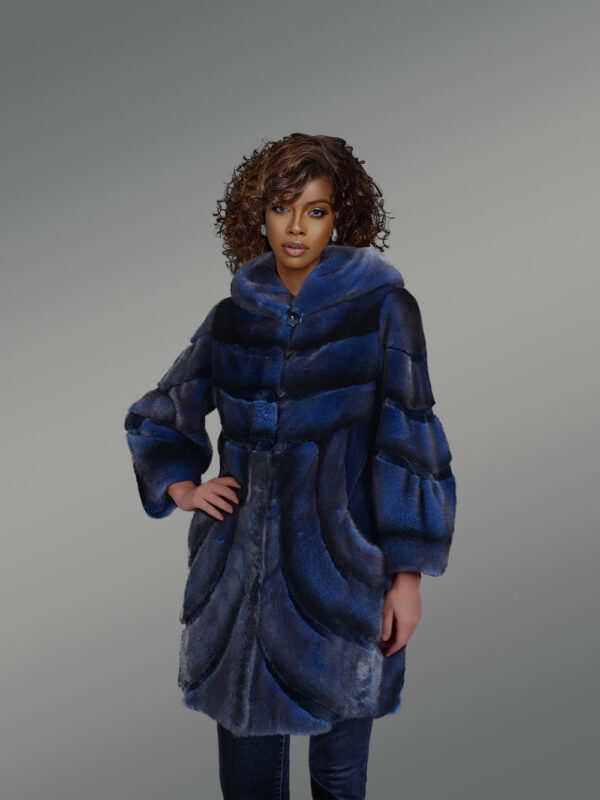 Womens Mink Fur Dressy Coat – Magnificence Balanced with Practical Features - Image 2