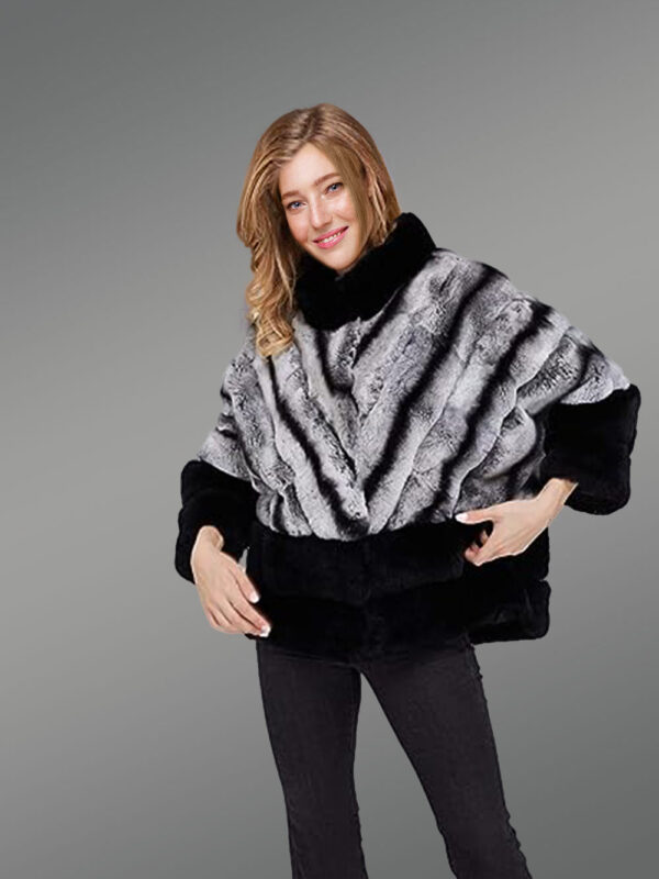 Korean Styled Bi-Color Real Fur Winter Vest for Women