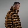 Mens Rex Rabbit Bomber Jacket