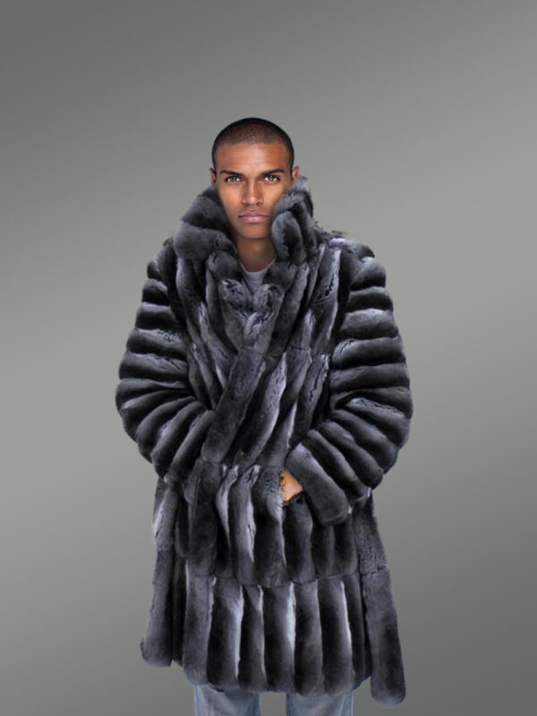 Mens Long Chinchilla Fur Coat – Masterpiece of Expert Craftsmanship